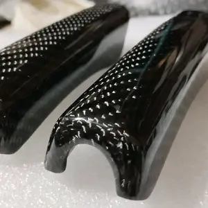 cover rem tangan mobil carbon kevlar cover handbrake mobil universal