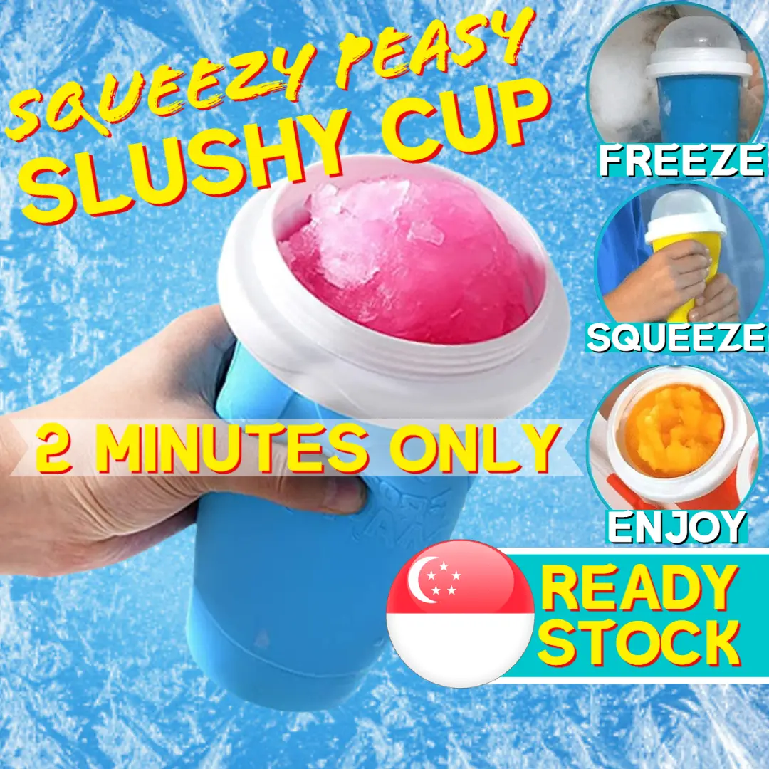 Quick Cooling Slushy Cup Instant Slush Slushie Maker Smoothies Homemade DIY BPA Free for Kids Children & Family SGStock