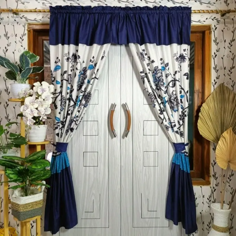 GORDEN SERUT PINTU DAN JENDELA PAKET HEMAT 100 RIBU DAPAT 5 PCS BAHAN KATUN MOTIF ELEGANT Tali 5