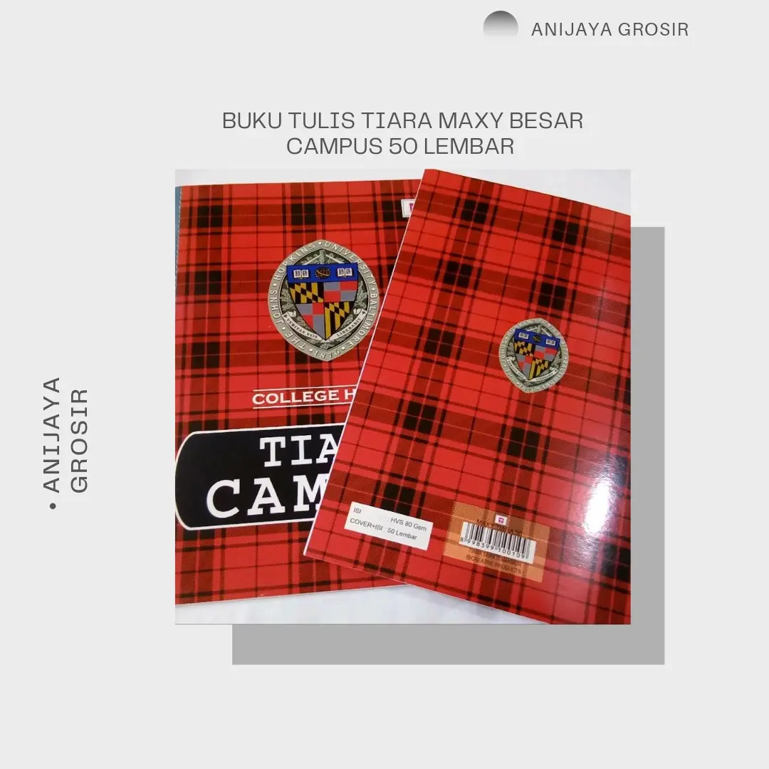 BUKU TULIS TIARA MAXY CAMPUS 50LEMBAR