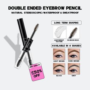 Ocheal Double Head Waterproof Transparent Eyebrow Styling Gel Cream Long Lasting Fixing Brow Makeup Clear Liquid Eyebrow Cosmetic Gift Pack