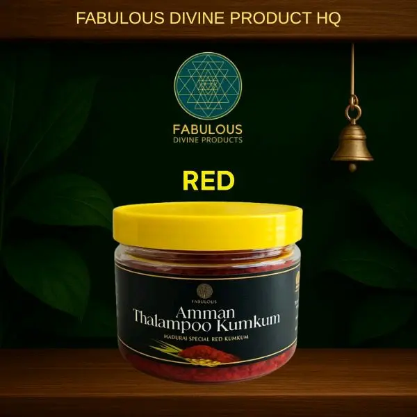 Amman Thalampoo Kumkum Powder (RED) forehead