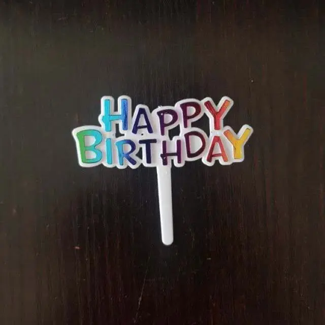 Happy Birthday Cake Topper / Cake Stand