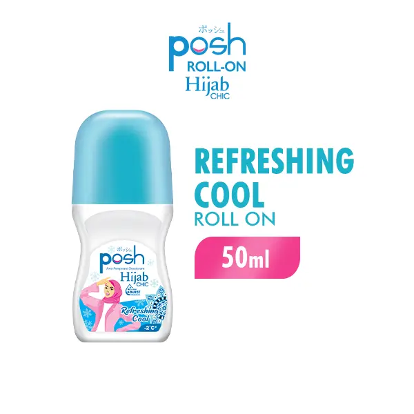 Posh Roll On Deodorant Hijab Refreshing Cool 50ml