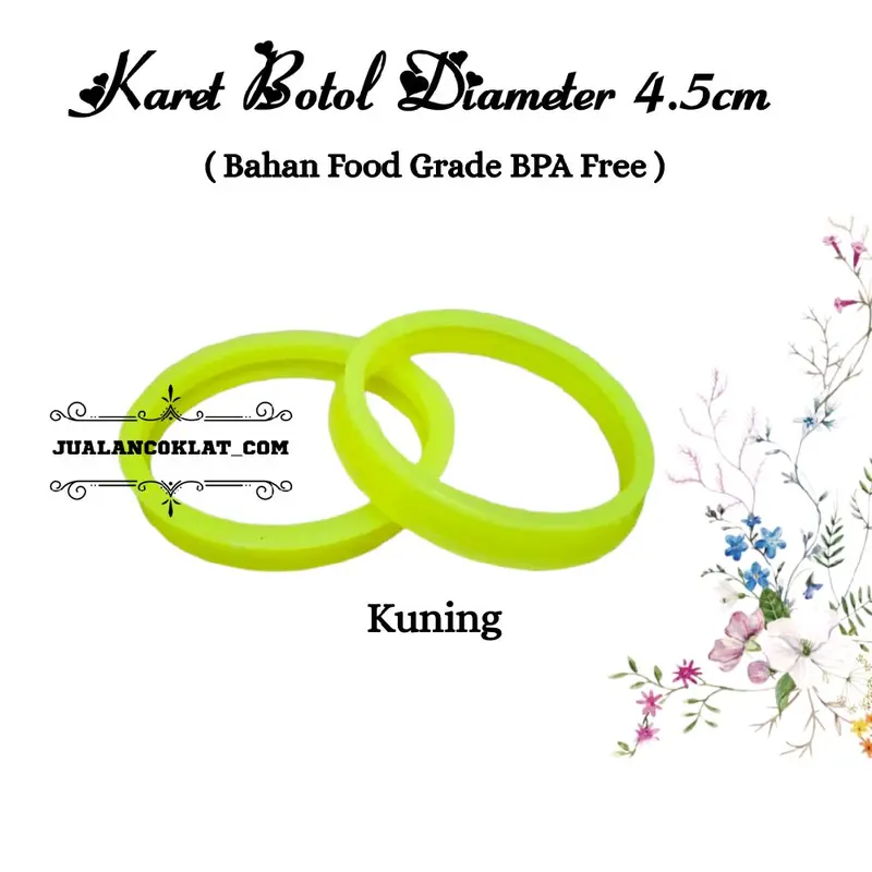 Karet Botol Minum Bioglass Mini 500ml & 600ml ukuran diameter 4,5cm 3