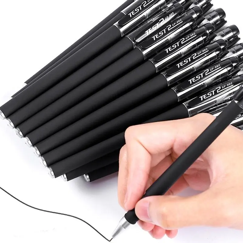 (BISA COD) 50 PCS BALLPOINT PULPEN BOLLPOIN PERLENGKAPAN SEKOLAH PERLENGKAPAN KANTOR PENSIL PENA ALAT TULIS SABARSTORE Memo Stationery Pulpen Gel Hitam al at kapur pulpen cair 1