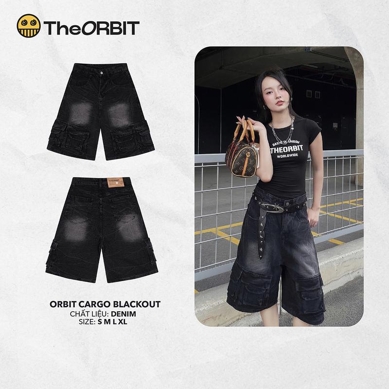 Quần Short Nam Nữ The ORBIT - ORBIT CARGO BLACKOUT - Local Brand Chính Hãng
