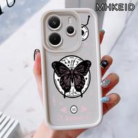 Gambar Casing Hp untuk Xiaomi Redmi Note 14 4G Note 14 5G Note 14 Pro 5G POCO X7 5G Case Pola Kupu-Kupu Merah Muda Kasing Anti-Sidik Jari Kesing Cesing Silikon Softcase Casing - Gaya1, Redmi Note 14 4G dari MHKEID MALL Kab. Tangerang 4 Tokopedia