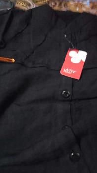 Product Review of ROSELLA BLOUSE POLO LINEN . baju Atasan Santai from r**0 3