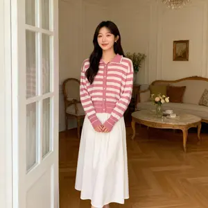 (sagitafashion27)_baju kardigan sailor salur salur (no bordir)