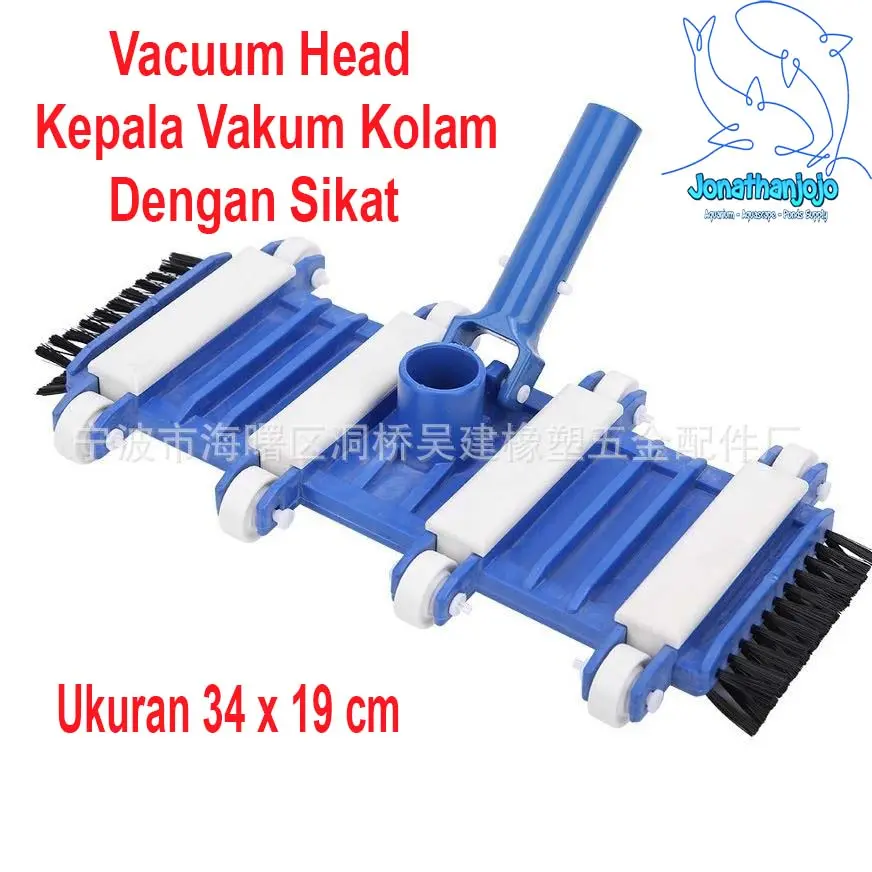 Kepala Vacum Vakum Kolam Renang Kolam Ikan Tongkat telescopic 4.8m 480cm Dan Jaring Dijual Terpisah Vacuum