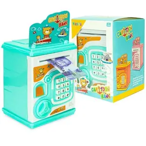 MAINAN ANAK EDUKASI CELENGAN ANAK ATM BRANKAS MINI / MINI MONEY ATM MENABUNG SIDIK JARI