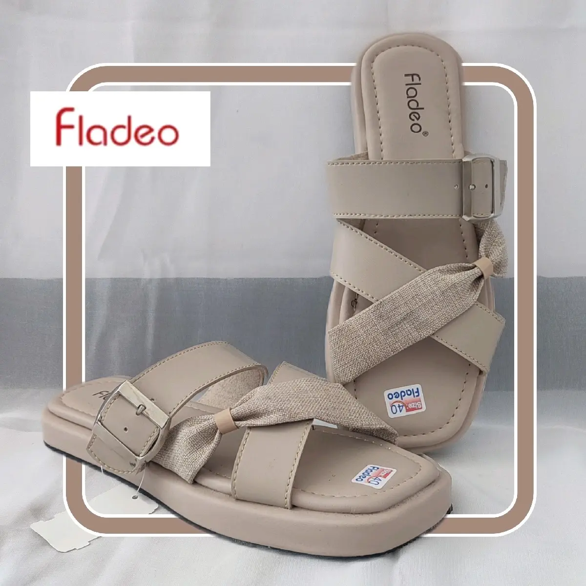 Sandal Tali Platform Wanita Sendal Cewek Karet Anti Licin 1cm Perempuan Jepit