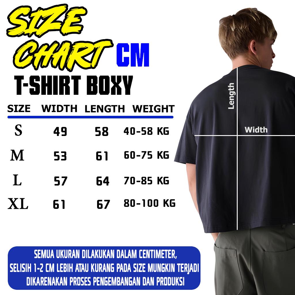 LVP SHADOW Boxy Oversize T-Shirt Katun Combed 30s Hitam Vintage Bahan 100% Katun Adem Nyaman Cetak HD Digital Printing Cocok untuk Pria dan Wanita
