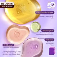 Gambar [BUY 2 GET 1] BETADINE REVITALIZING DAILY FEMININE WASH 150ML + BETADINE FEMININE WASH DAILY USE GENTLE PROTECTION IMMORTELLE 50ML + FREE BETADINE FEMININE WIPES - Pembersih Kewanitaan dengan Kolagen Nabati, Prebiotik, & Asam Laktat – Menjaga Kelembapan dari Betadine Shop Kota Tangerang 3 Tokopedia