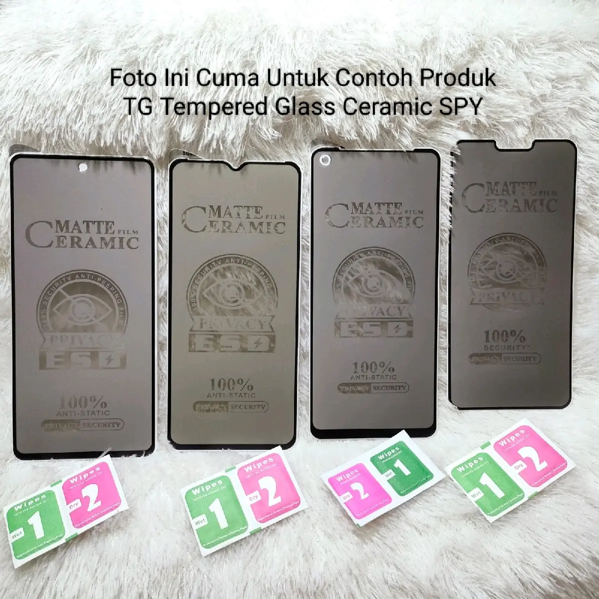 TG Tempered Glass Ceramic Hitam Sam A51 A71 A73 A53 A51 A52 A14 A03 A03S A20 A30 A50 A04 A04S A13 A04E A035F A24 M14 A14 Anti Gores Matte Privacy Anti SPY anti kepo anti intip