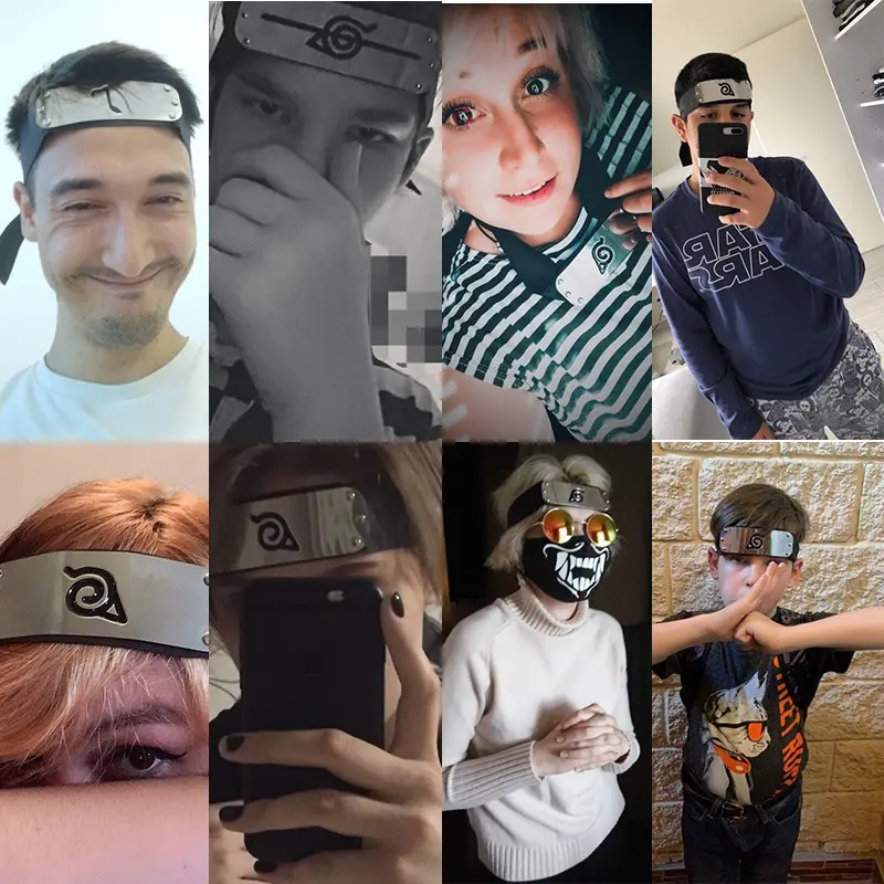 Băng Đô Anime Naruto Sasuke Uchiha Itachi Kakashi Pein, Phụ Kiện Cosplay Cho Người Lớn Và Trẻ Em, Phụ Kiện Halloween, Quà Tặng 5