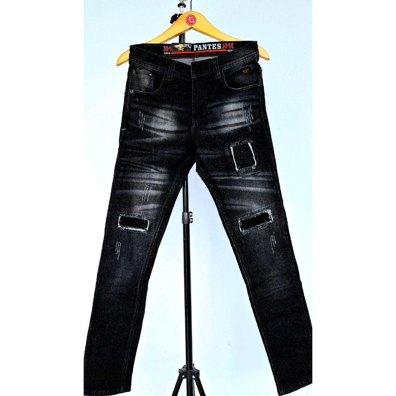 Celana jeans sobek panjang pria keren dewasa slimfit Lembut Nyaman Melar sobekpria Denim Distro Skinny 6