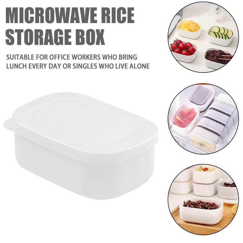 Product Introduction of Rice Portioning Box Fat-reduced Meal Quantitative Lunch Food Lunch Container Storage Box Q7X7 12
