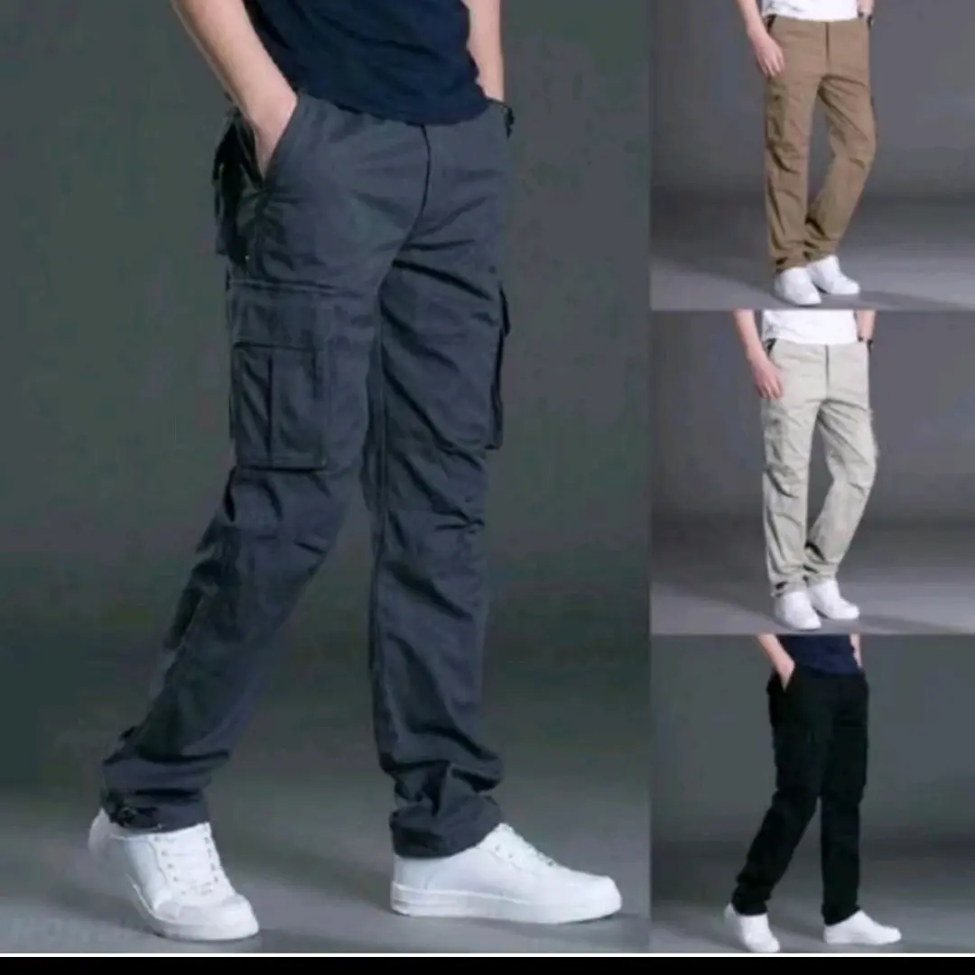 DISKON CELANA DEWASA CARGO PANJANG MURAH Katun Nyaman Chino Karet Twill Pria  Stretch Hitam Slimfit Fit Kain Distro Santai Pant