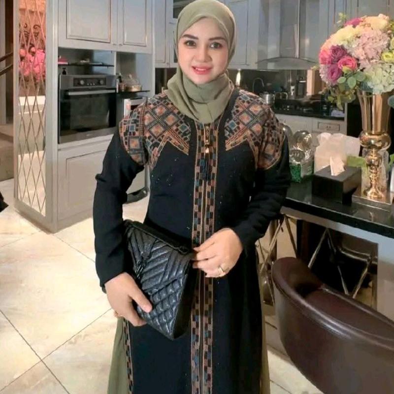 GRAZELIA SET HIJAB NAZWA  ABAYA BORDIR 6