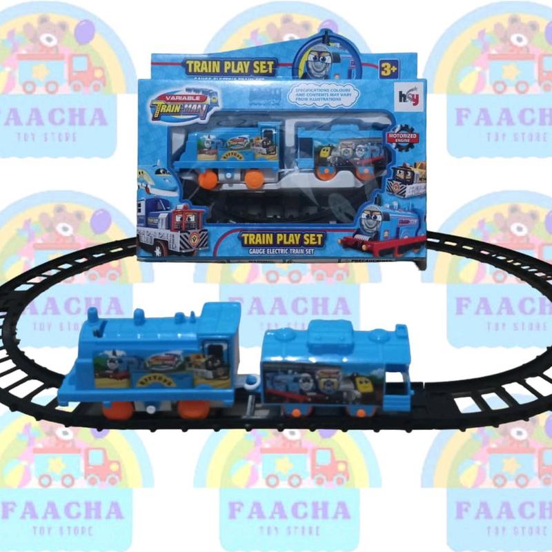 MAINAN ANAK KERETA API BATRAI / KERETA API ELEKTRIK TRAIN SET, LENGKAP DENGAN REL (MURAH MERIAH)free bubble wrap 1