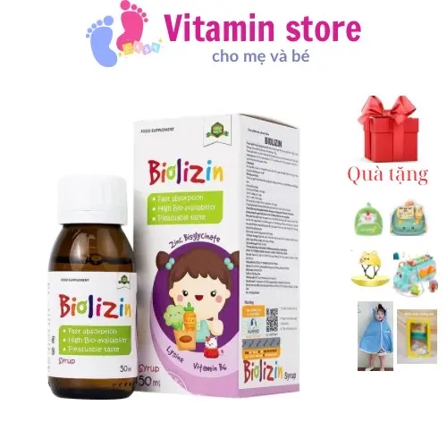 THỰC PHẨM BỔ SUNG BIOLIZIN KẼM ĂN NGON CHO BÉ (50ml) 4