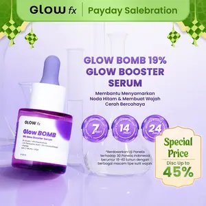 [LIVE] GLOW FX Glow Bomb Serum - Serum Glowing & Bekas Jerawat 19% Brightening Power pencerah