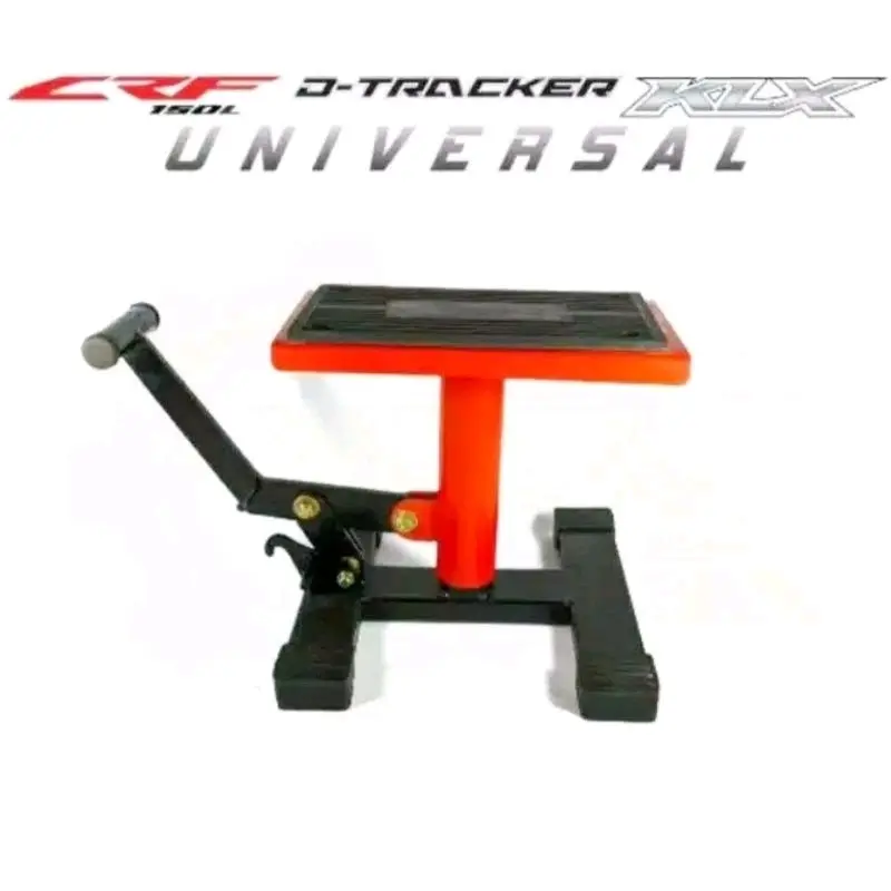 Standar Paddock Motor Trail SuperMoto Jackstand KLX/DTR Bulat - Tinggi Stand 30cm 5
