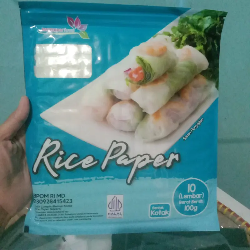 Rice papper Kotak 10 lembar Halal 1