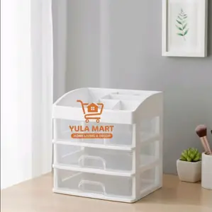 RAK KOSMETIK PROMO SUSUN 3 MURAH VIRAL Penyimpanan Plastik Acrylic