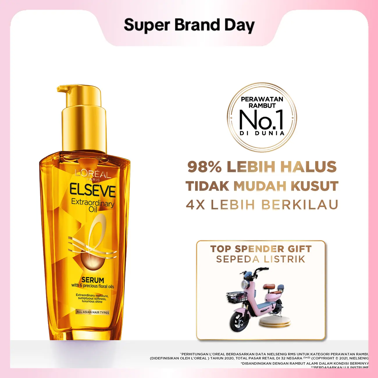 [HANYA HARI INI] L'Oreal Paris Extraordinary Oil Gold Hair Care