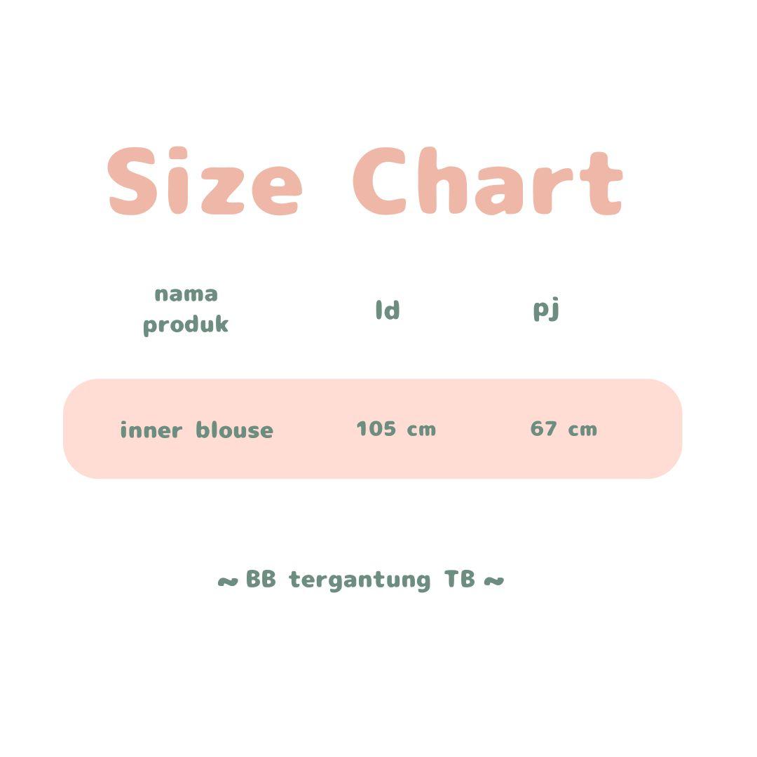 part 2 inner blouse / inner blouse ruffle tanpa lengan / blouse ruffle sleeveless / inner blouse busui friendly / inner wanita top