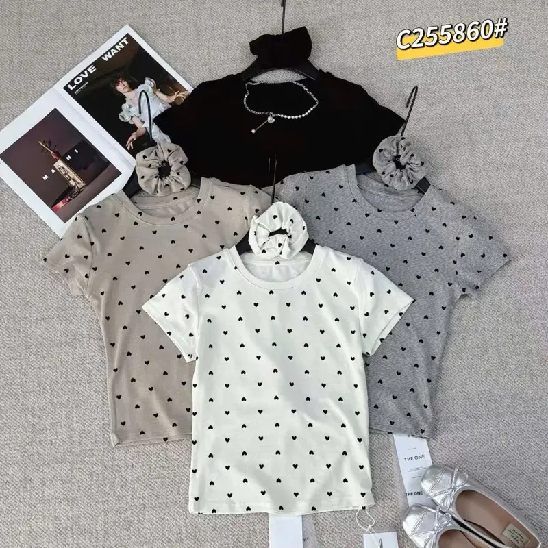 Ao coton cham bi chất mềm sịn đẹp