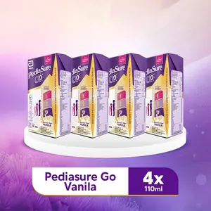 Pediasure Go Vanila 4X110Ml - Nutrisi Uht