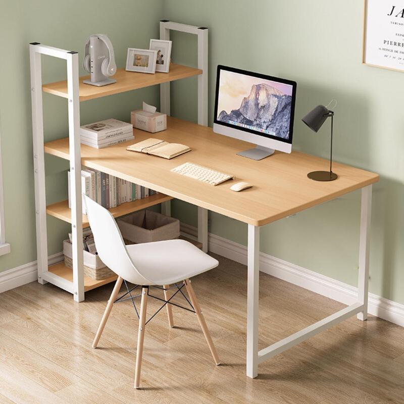  Bàn học liền kệ để sách bàn làm việc chất liệu gỗ MDF cao cấp phù hợp cho học sinh sinh viên dân văn phòng 