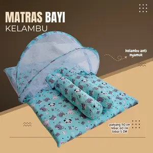 Kasur Bayi Kelambu Matras Bayi Kelambu anti nyamuk Tebal