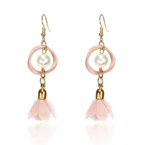 Sayishop Anting Gantung Statement Hias Rumbai Mutiara Aneka Warna untuk Wanita