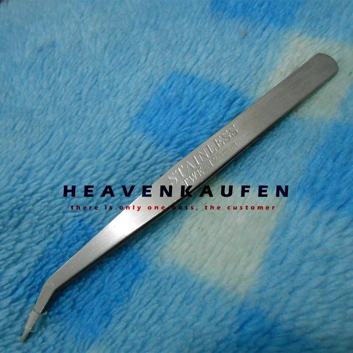 Gambar Pinset TWE Ujung Bengkok / Melengkung Stainless Steel - stainless steel dari Heaven Kaufen Kota Malang Tokopedia