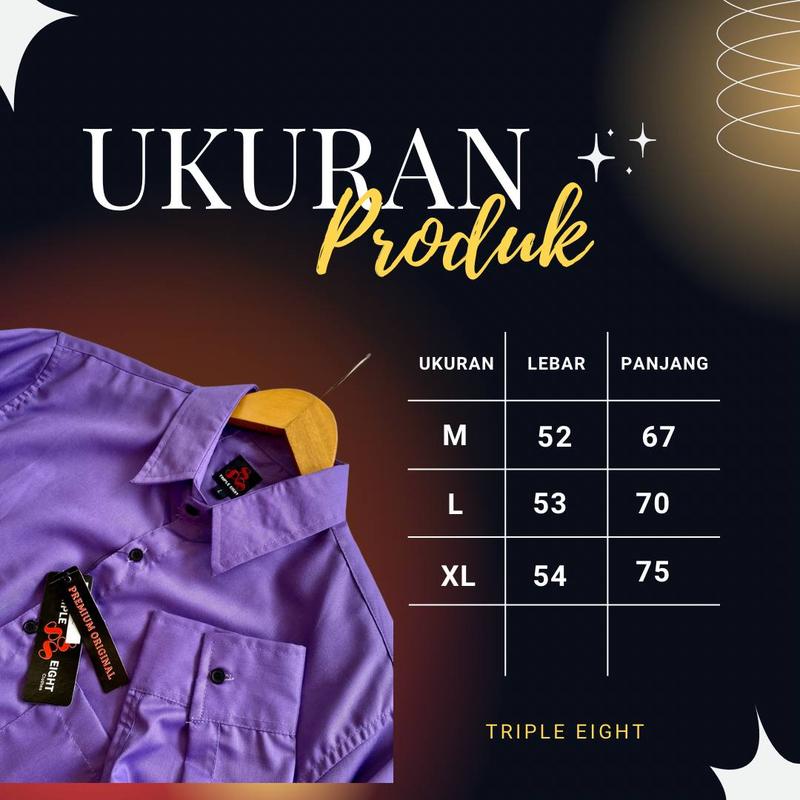 Product Introduction of Kemeja Polos Lengan Panjang Bahan Katun Tebal  1 pcs 0