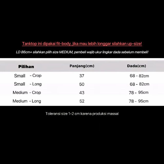 Finelle square tanktop Crop & Long / Atasan wanita / Kaos wanita / Dalaman wanita murah baju santai Finelle square tanktop Crop & Long / Atasan wanita / Kaos wanita / Dalaman wanita murah baju santai