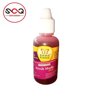 Pewarna Makanan Merah Muda Cap Koepoe Koepoe - 30 ml