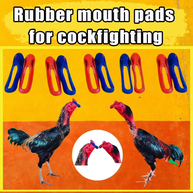 Rubber mouth gloves for cockfighting gamefowl Chicken beak wrap Rooster beak protective wrap