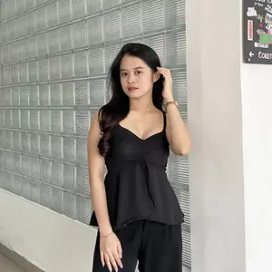 xFashion.ID - Atasan Tanktop Blus Crincle Tali Singlet / Atasan Wanita Tali Singlet Bisa Di Adjust / Tanktop Krinkle