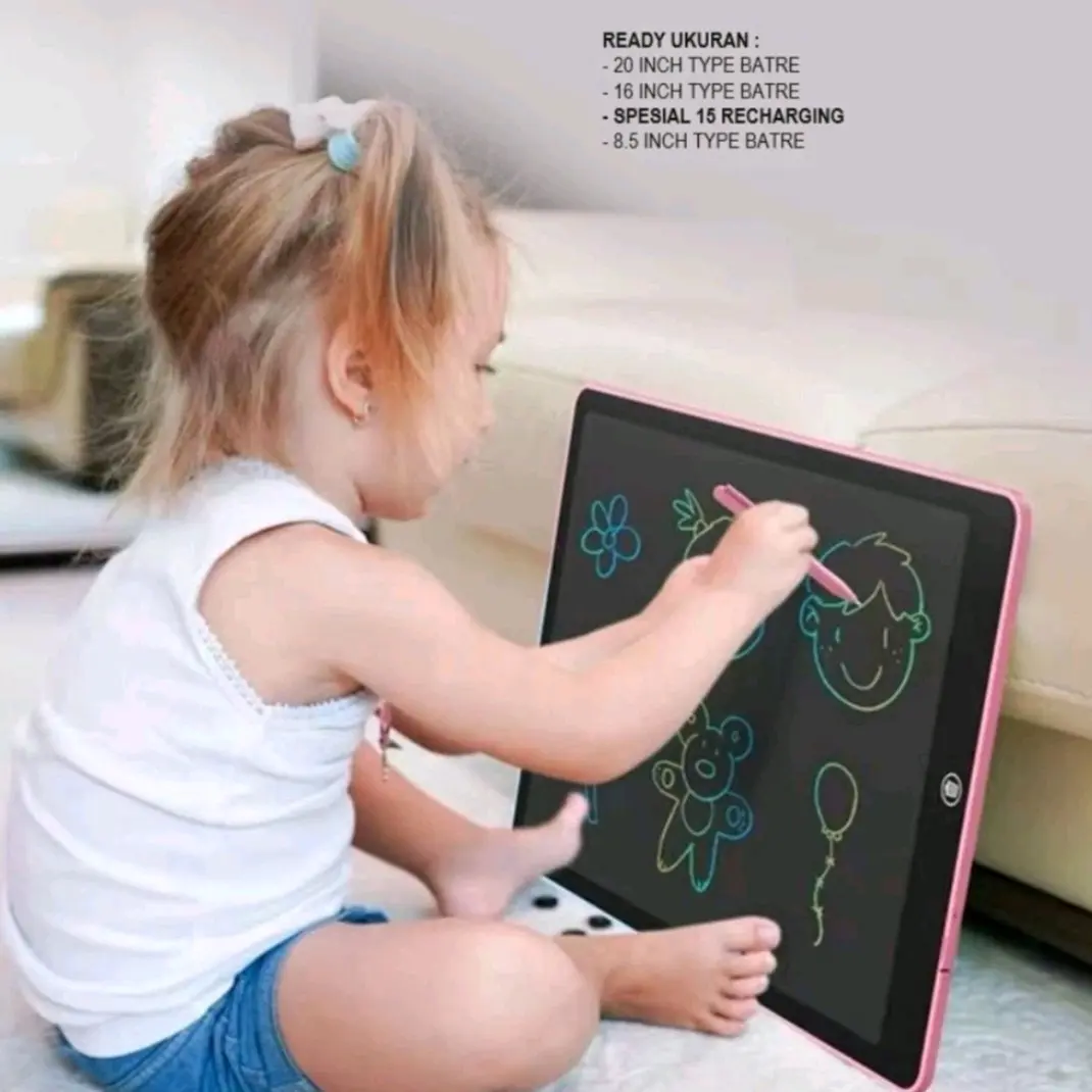 12 Inch  Layar besarPapan Gambar Color Full Lcd Pen Tablet  Recharging Papan gambar anak, layar pelindung mata berkualitas tinggi, papan tulis kecil, papan tulis tangan, papan tulis rumah untuk siswa.
