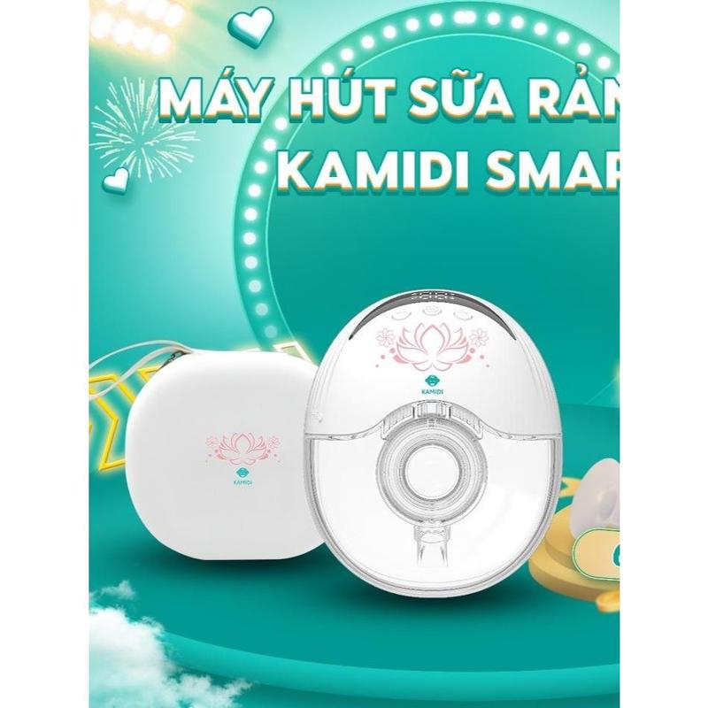 CODMáy Hút Sữa Rảnh Tay Không Dây Hoa Sen Kamidi Smart Cao Cấp hútsữa kamidi…