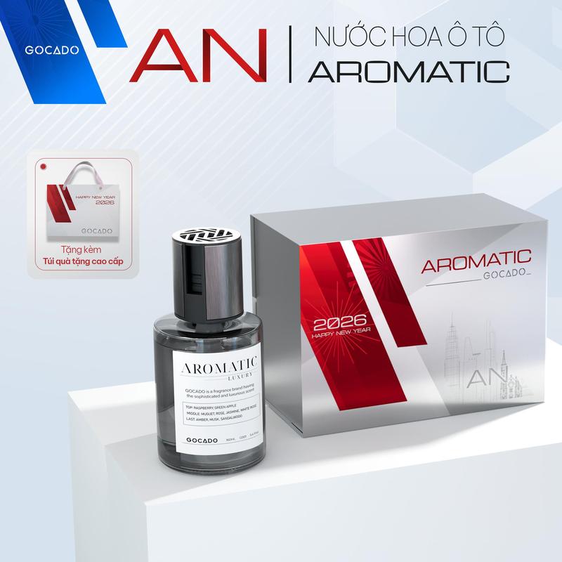   BST AN  NƯỚC HOA Ô TÔ CAO CẤP AROMATIC GOCADO - TẶNG KÈM TÚI XÁCH CAO CẤP - HƯƠNG THƠM TƯƠI MÁT 