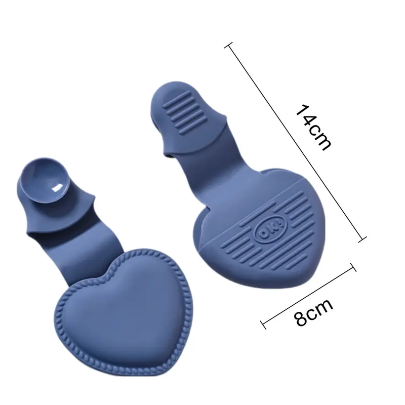 Găng tay chịu nhiệt, Fgpvija, để nấu ăn, Găng tay silicon chịu nhiệt, 2 chiếc, Găng tay Lò Nướng silicon chịu nhiệt, để nấu ăn và làm bánh trong nhà bếp, Găng tay chống trượt mini, cho nồi 8