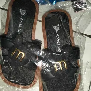 Sandal/slop fashion anak perempuan sandal slip on import anak wanita sandal anak alina 801 sendal karet jelly kaki 24-35