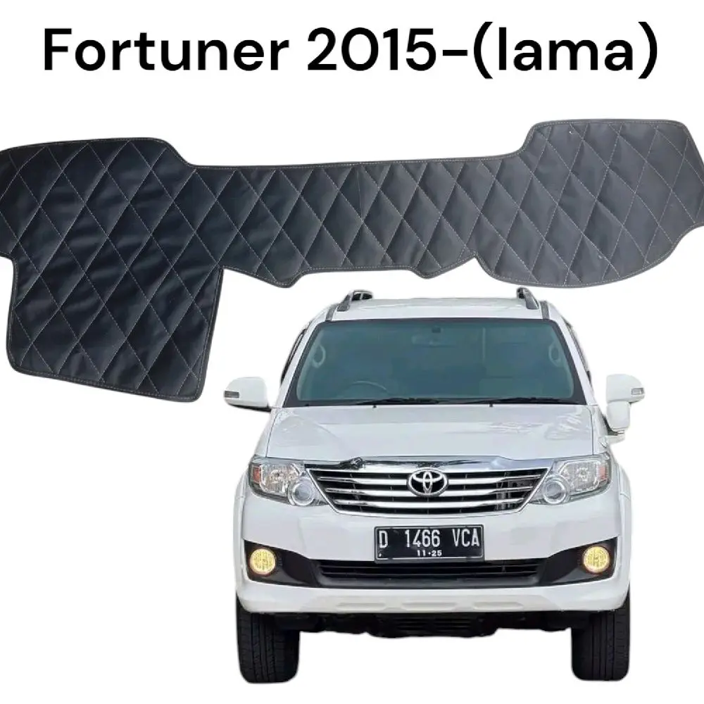 Alas dashboard mobil fortuner lama bahan kulit sintetis oscar